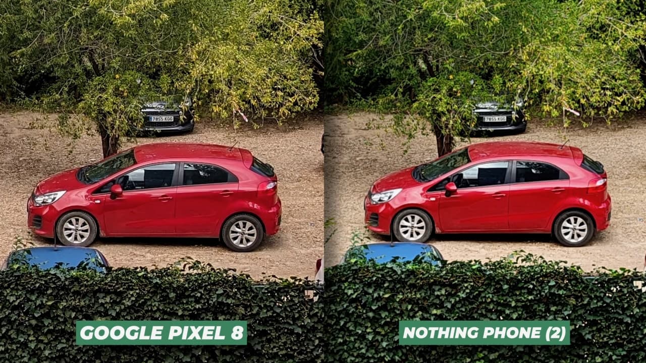 Google Pixel 8 vs Nothing Phone (2)