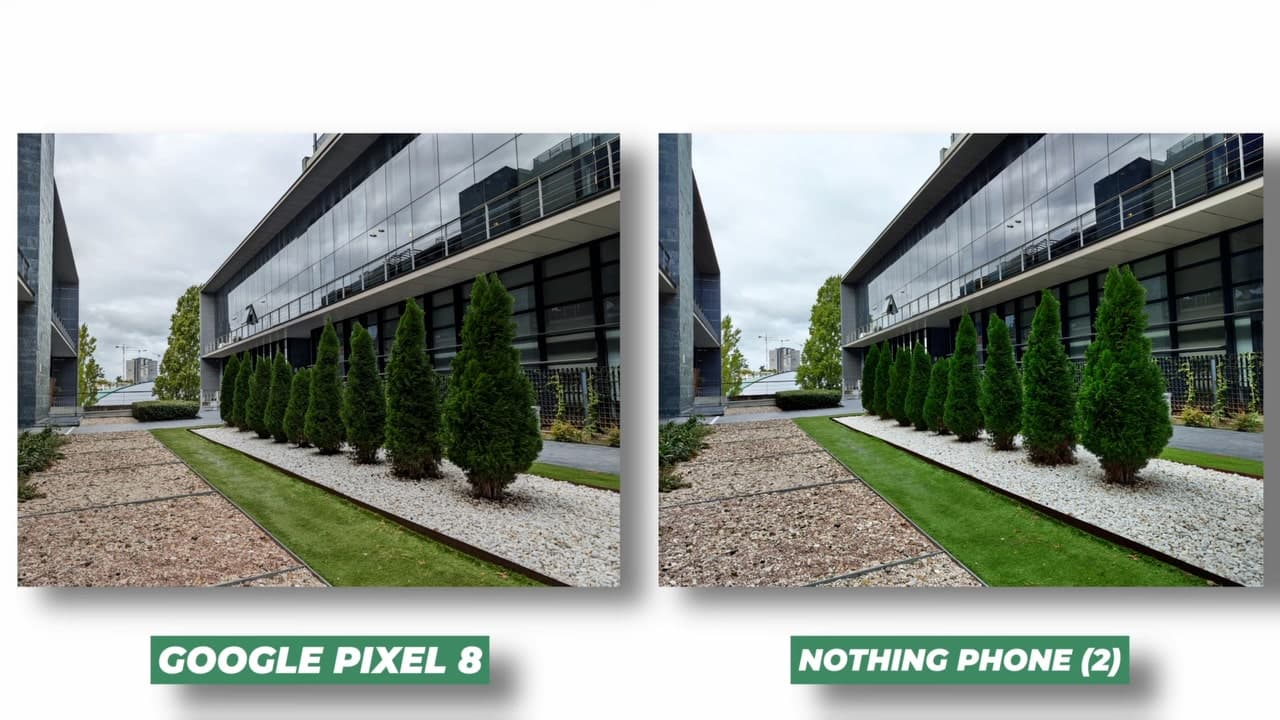Google Pixel 8 vs Nothing Phone (2)