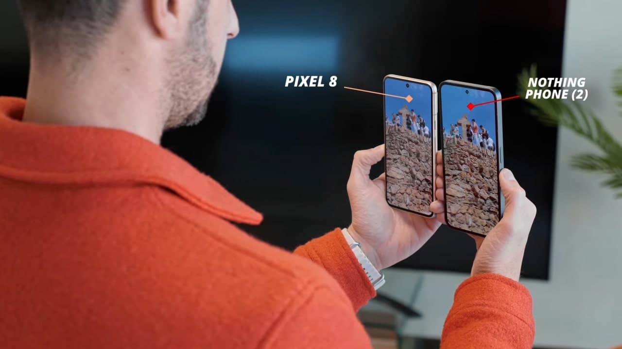 Google Pixel 8 vs Nothing Phone (2)