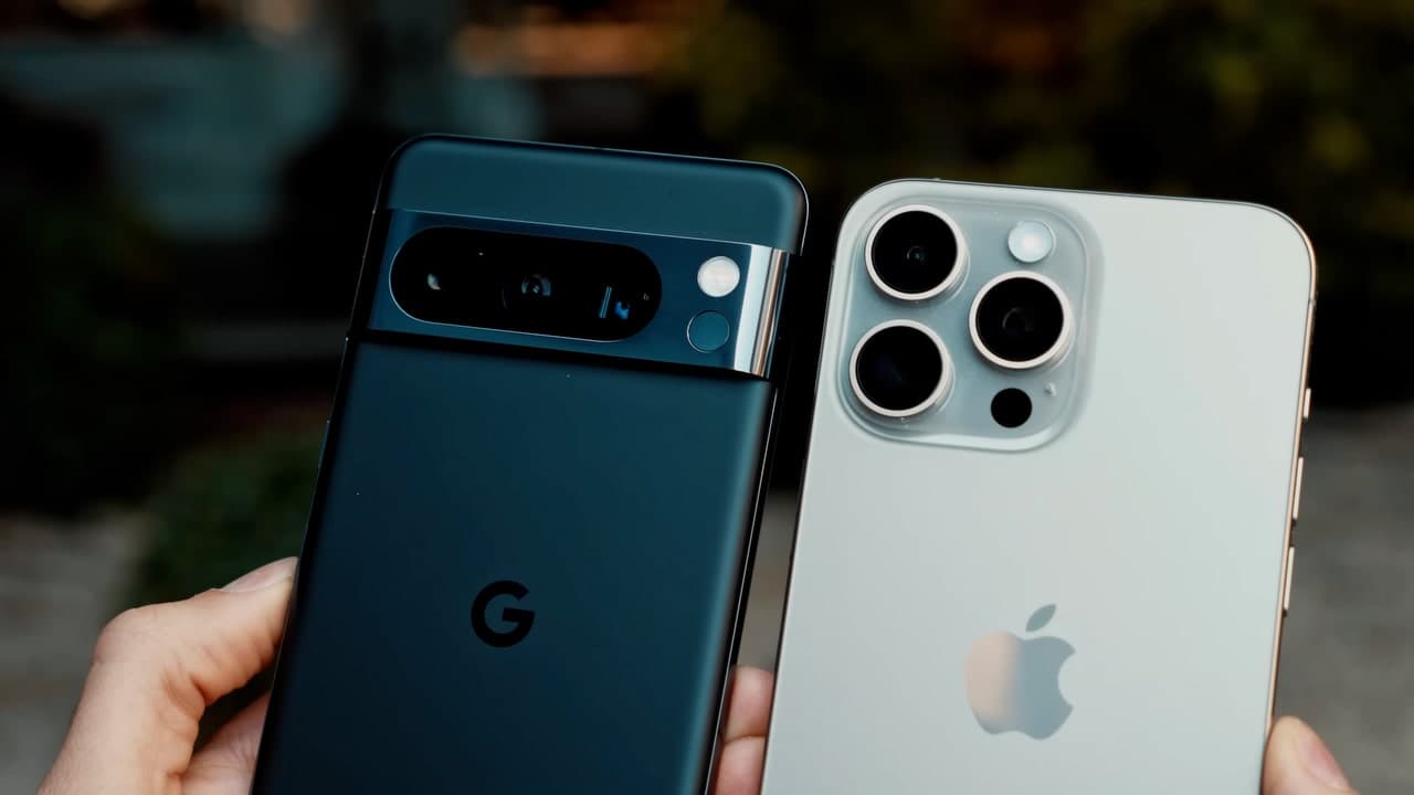 Google Pixel 8 Pro vs iPhone 15 Pro