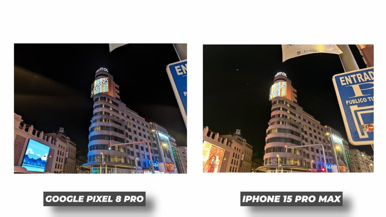 Google Pixel 8 Pro vs iPhone 15 Pro