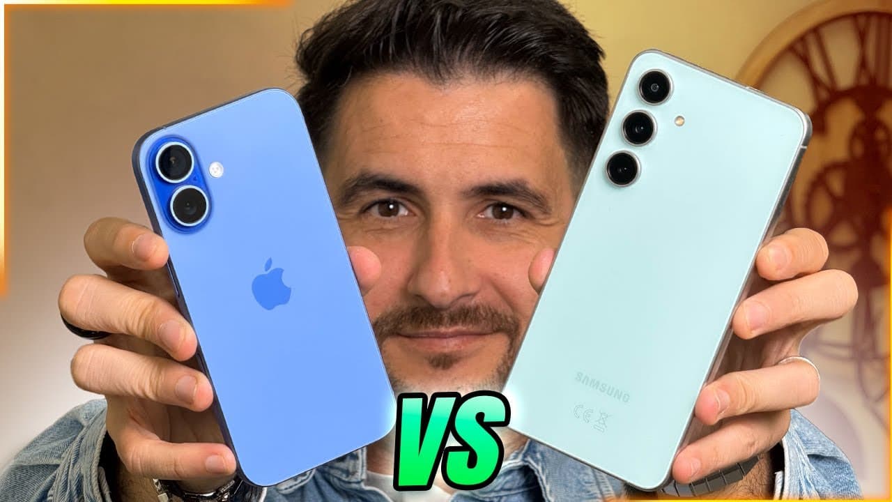 Apple iPhone 16 vs Samsung Galaxy S24 FE, ¿Cuál es mejor?