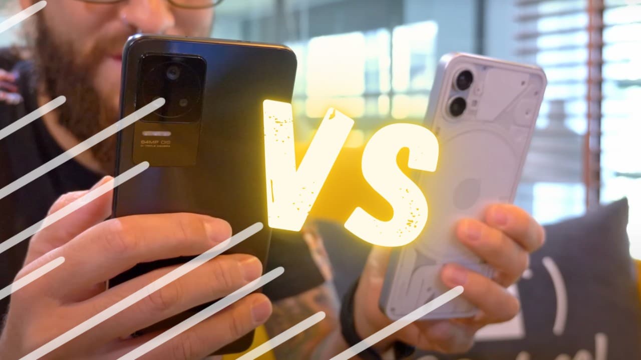 Nothing Phone (1) vs POCO F4: comparativa de dos teléfonos que aspiran al reino