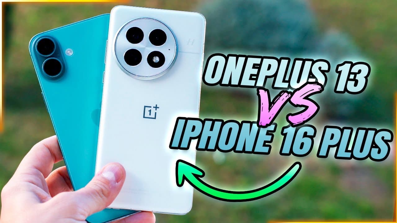 OnePlus 13 vs iPhone 16 Plus, ¿cuál es mejor?