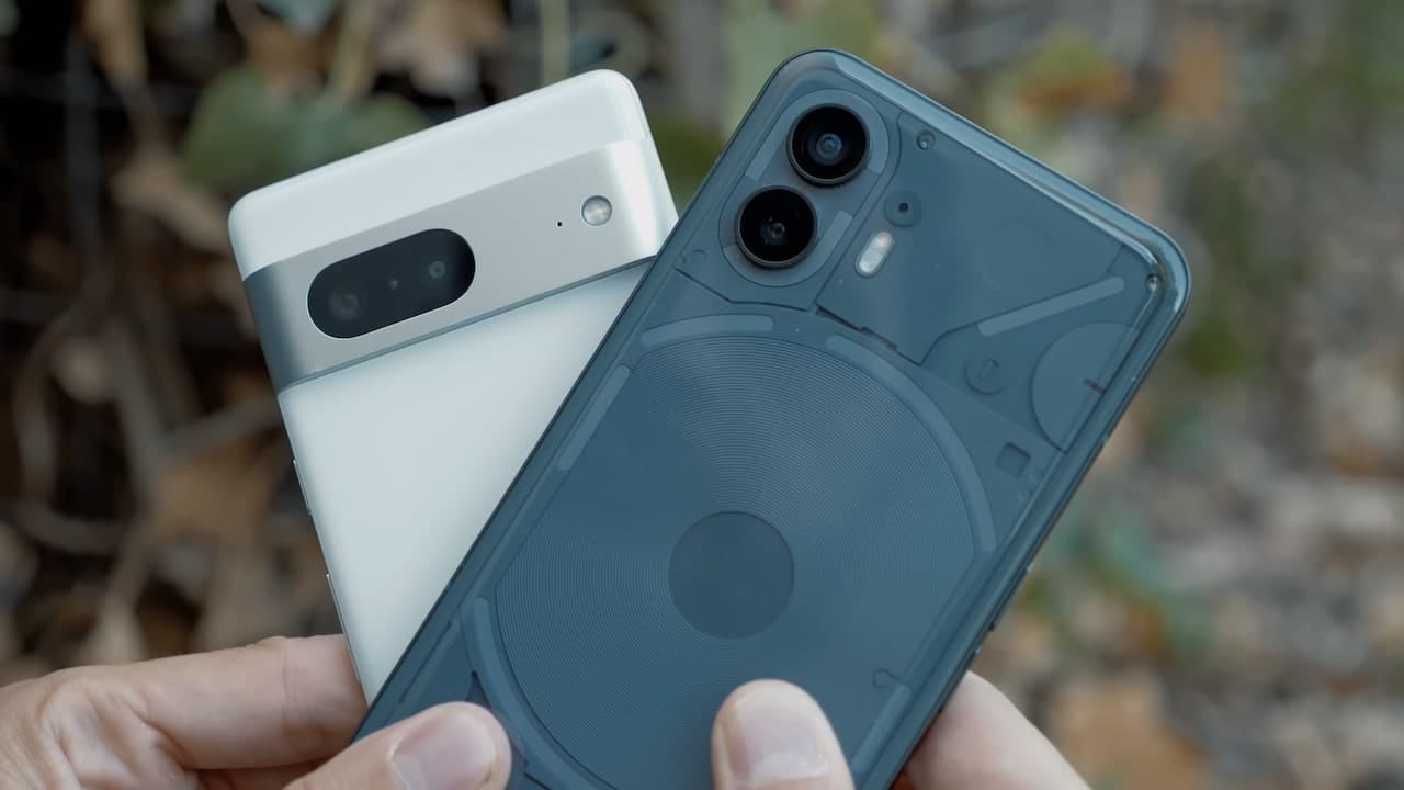 Nothing Phone (2) vs Google Pixel 7