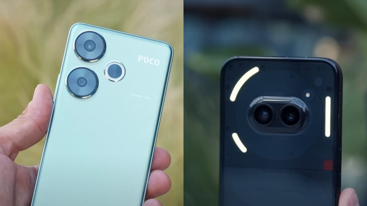 POCO F6 vs Nothing Phone (2a), ¿cuál es mejor?