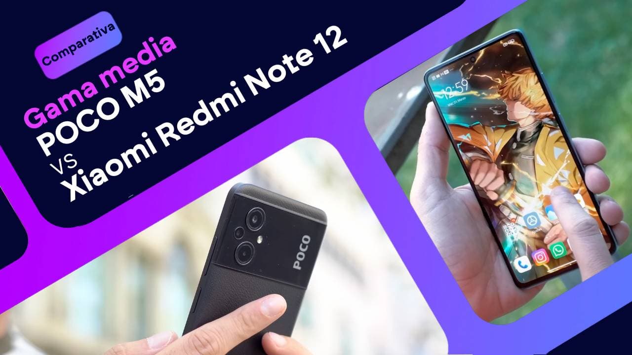 POCO M5 vs Redmi Note 12: ¿cuál es mejor?