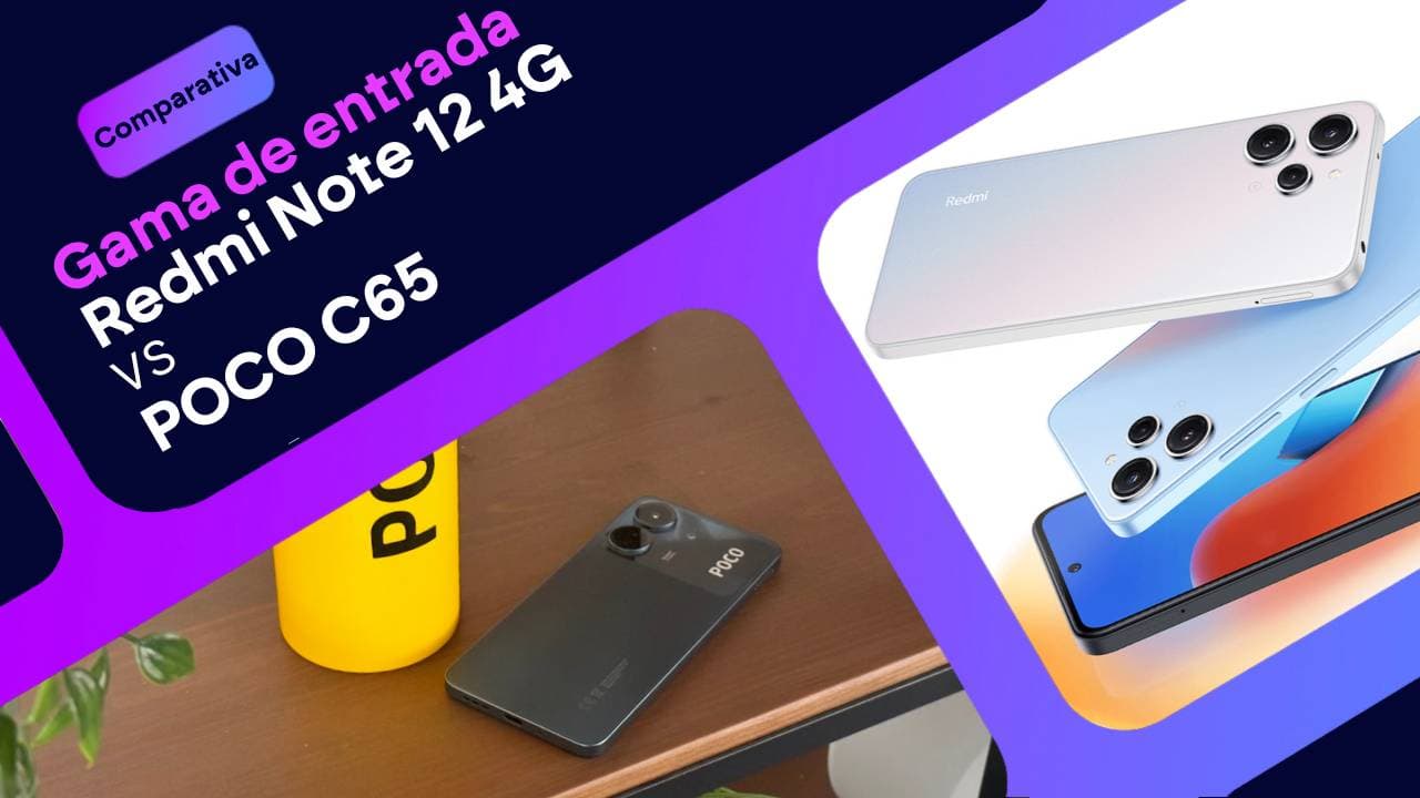 POCO C65 vs Redmi Note 12 4G: ¿cuál es mejor?