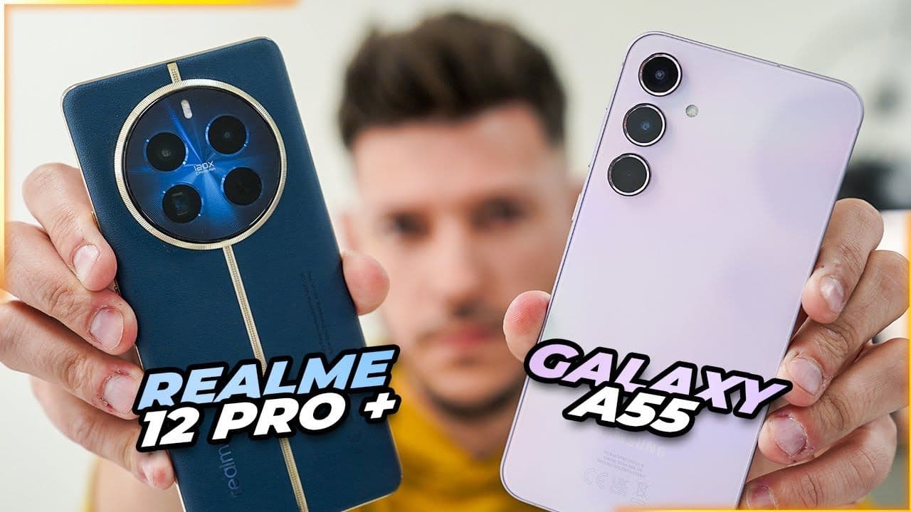 Samsung Galaxy A55 vs realme 12 Pro+ 5G, ¿cuál es mejor?