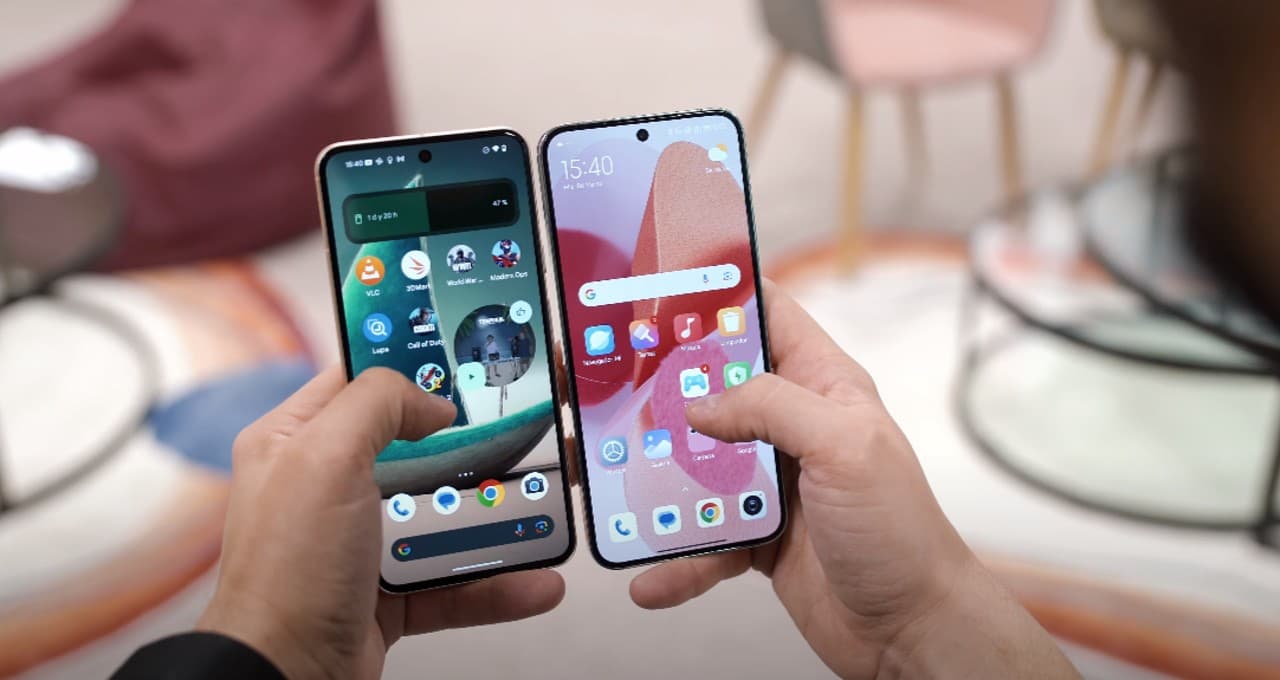 Software del Xiaomi 14 vs Google Pixel 8