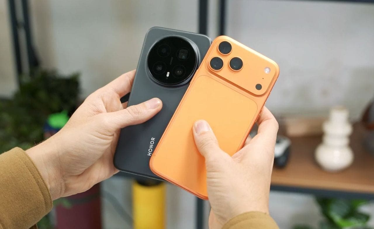 HONOR Magic 8 Pro vs iPhone 17 Pro Max diseño