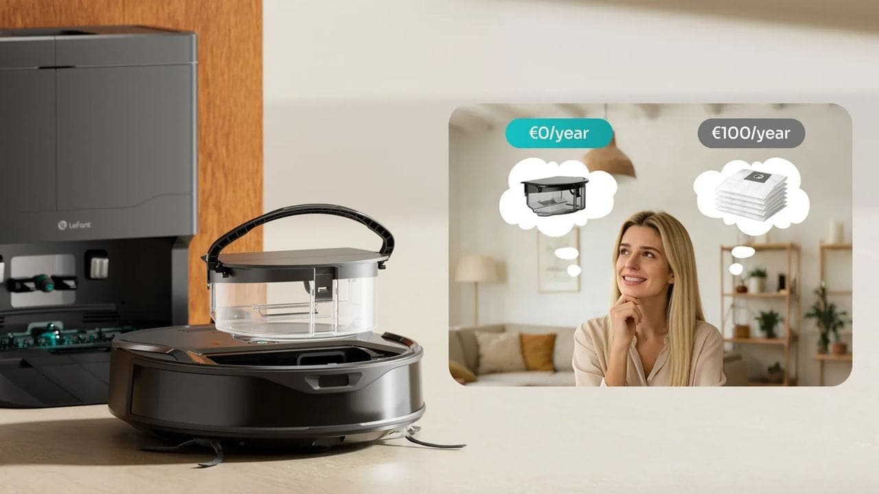Lefant M210 Omni: depósito de polvo de 800 ml