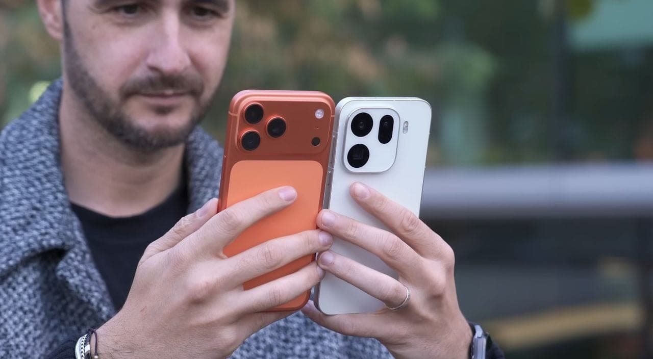 OPPO Find X9 Pro vs iPhone 17 Pro Max diseño