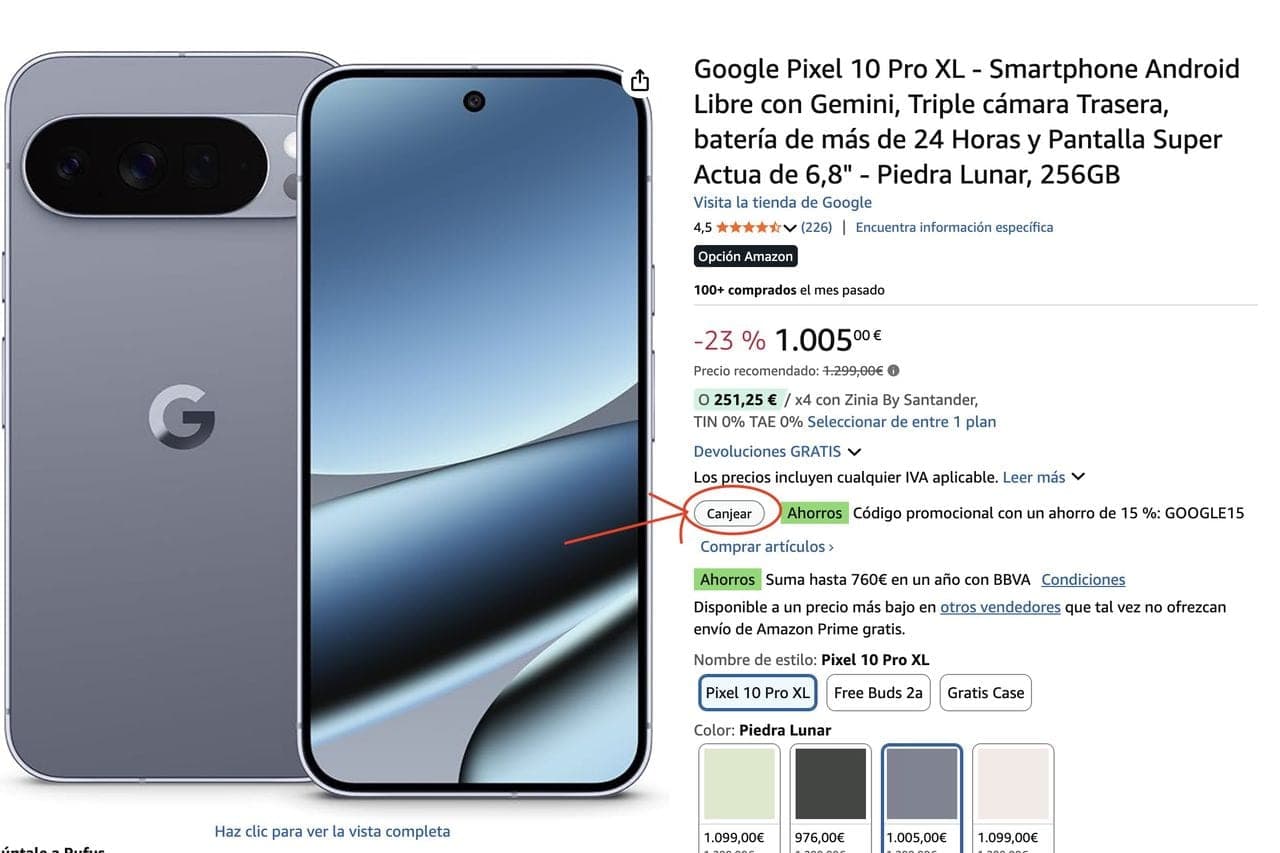 pixel-10-pro-xl-854-euros-black-friday-amazon