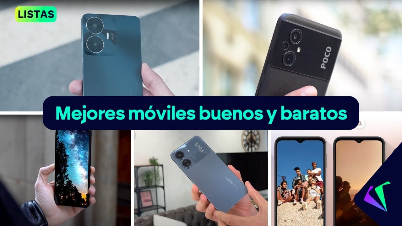 Los mejores móviles baratos y buenos en 2025