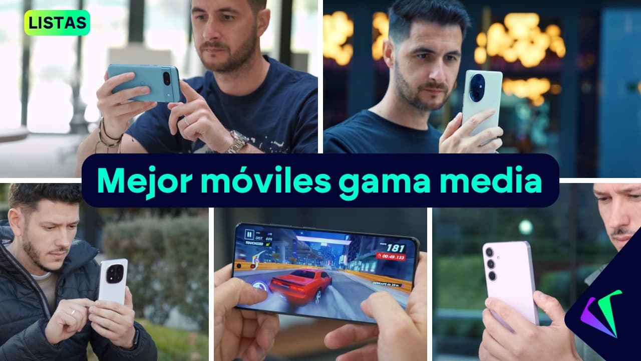 Los mejores móviles de gama media que hemos probamos en 2025