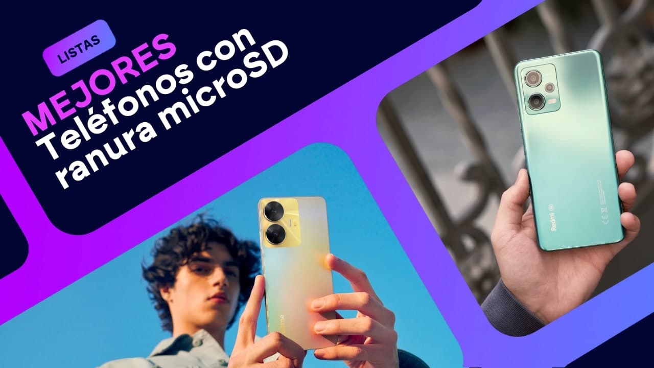 Los mejores móviles con tarjeta microSD del mercado