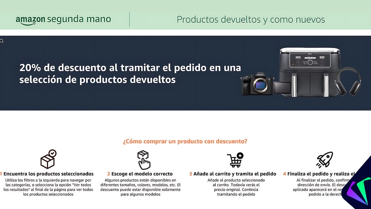 ¡Nueva promoción de Amazon! 20% de descuento extra en productos reacondicionados