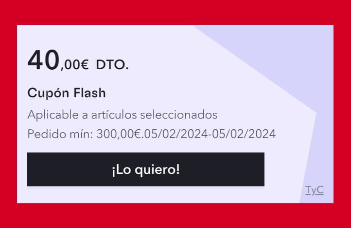 Cupón flash San Valentín en Miravia