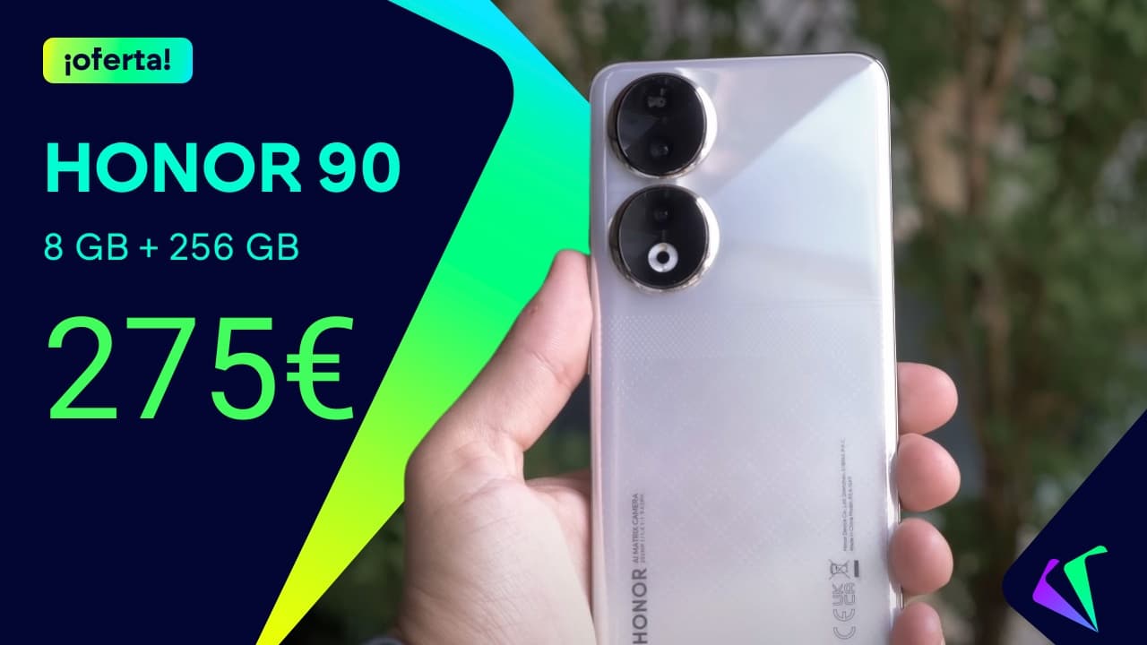 El móvil de HONOR con cámara de 200 MP y procesador Snapdragon está de oferta por 275€