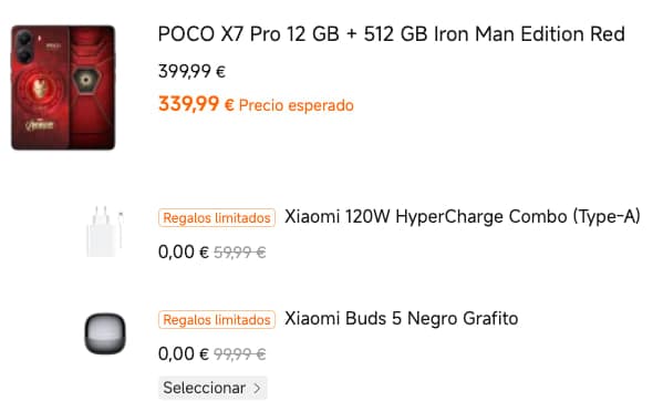 oferta lanzamiento POCO X7 Pro