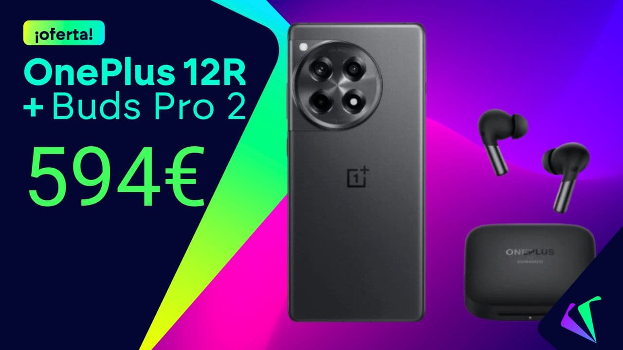 OnePlus 12R con un 15 % de descuento y gratis unos auriculares valorados en 179 €