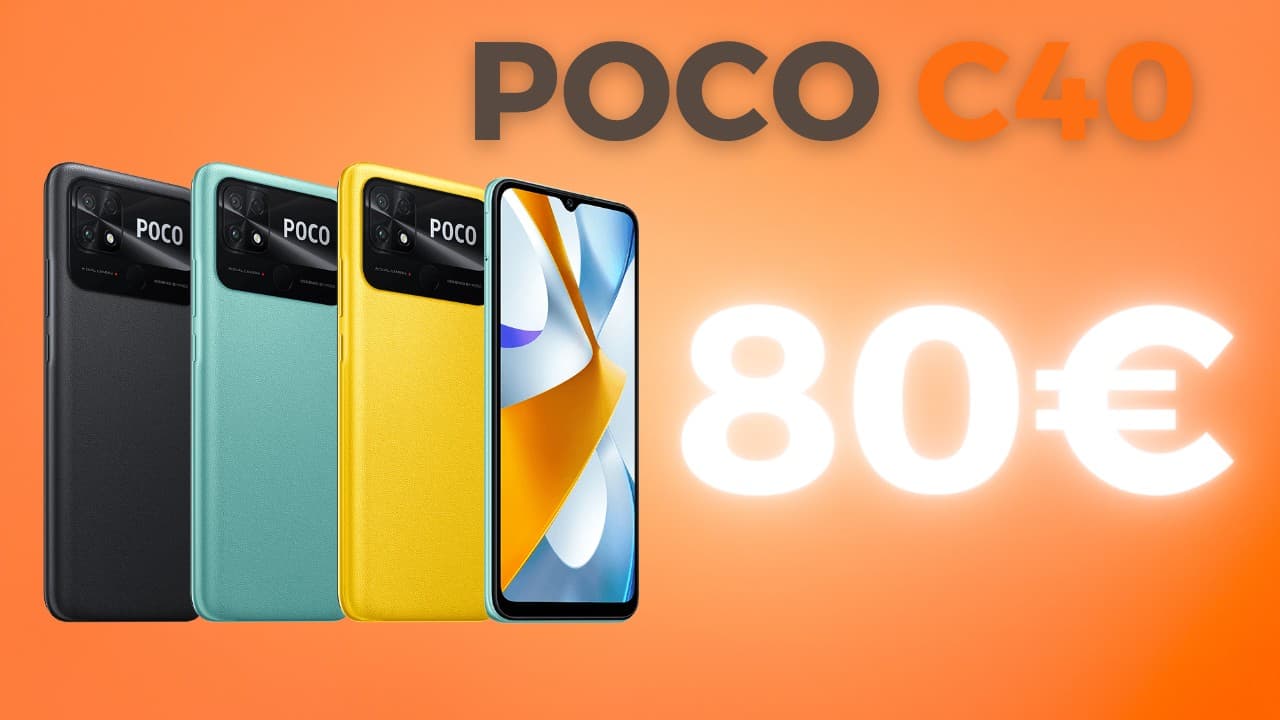 ¡Por poco lo regalan! POCO C40 por solo 80€