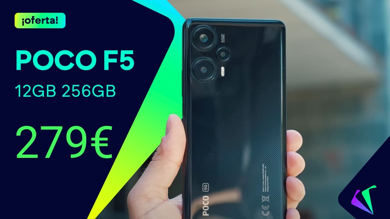 POCO F5 de 12GB de RAM por solo 279 euros es posible si aprovechas este ofertón