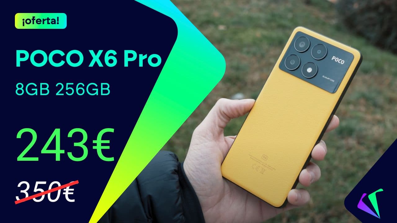 ¡Chollo! POCO X6 Pro 5G por 243 euros (con más de 100 euros de descuento)