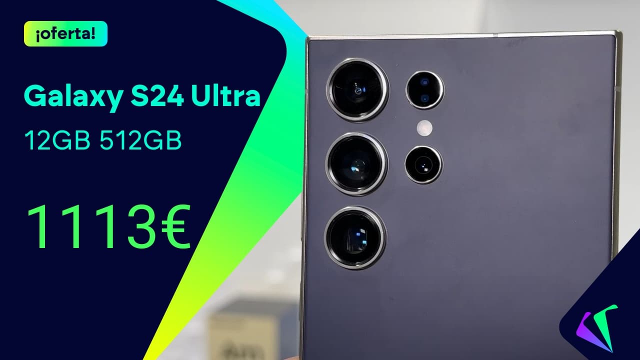 Hazte con el Samsung Galaxy S24 Ultra de 512 GB con reloj y auriculares por 1.113 euros