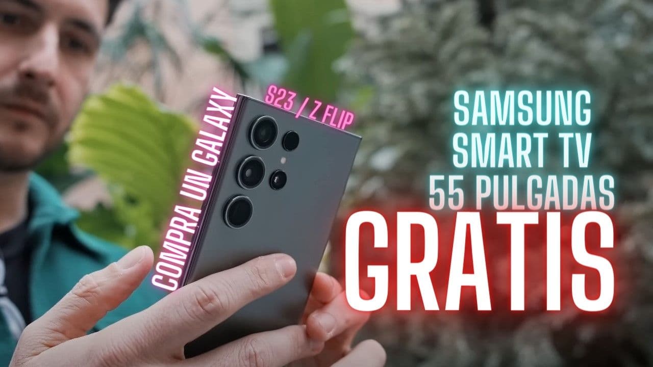 Compra un Samsung Galaxy y de regalo una Smart TV de 55 pulgadas 4K ¡GRA-TIS! En Amazon