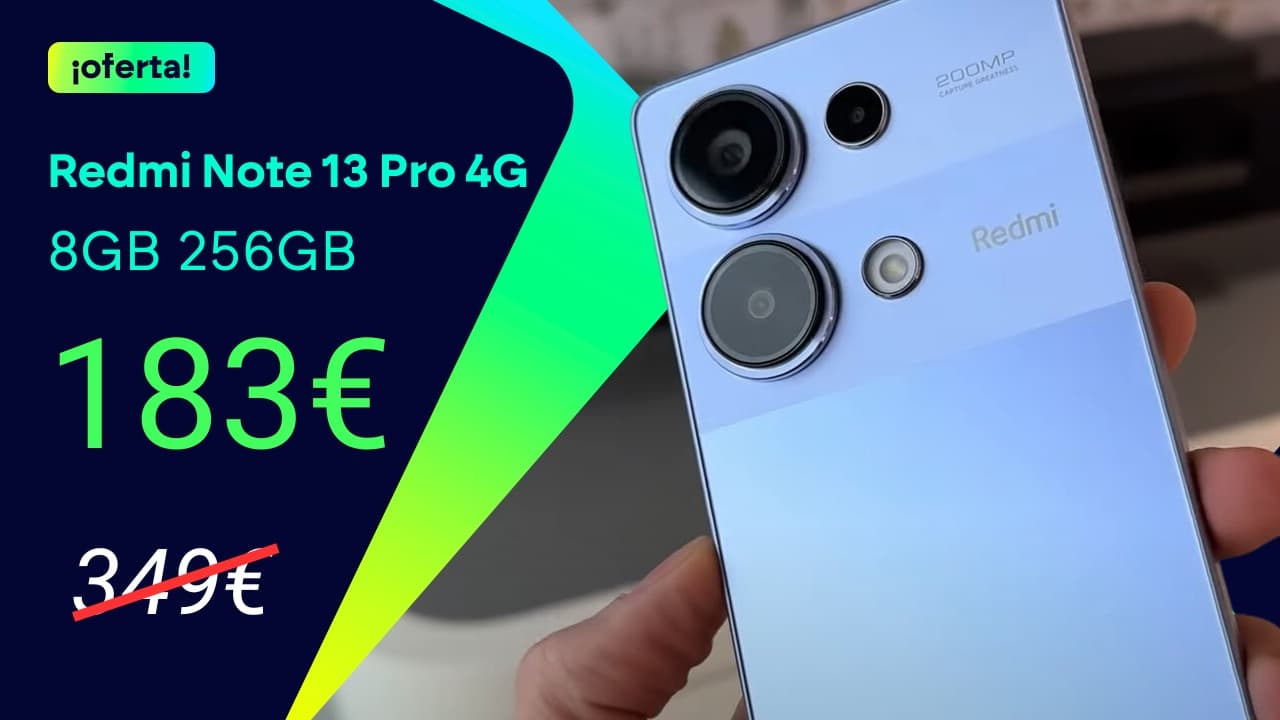Redmi Note 13 Pro 4G: un móvil pro a precio de gama baja