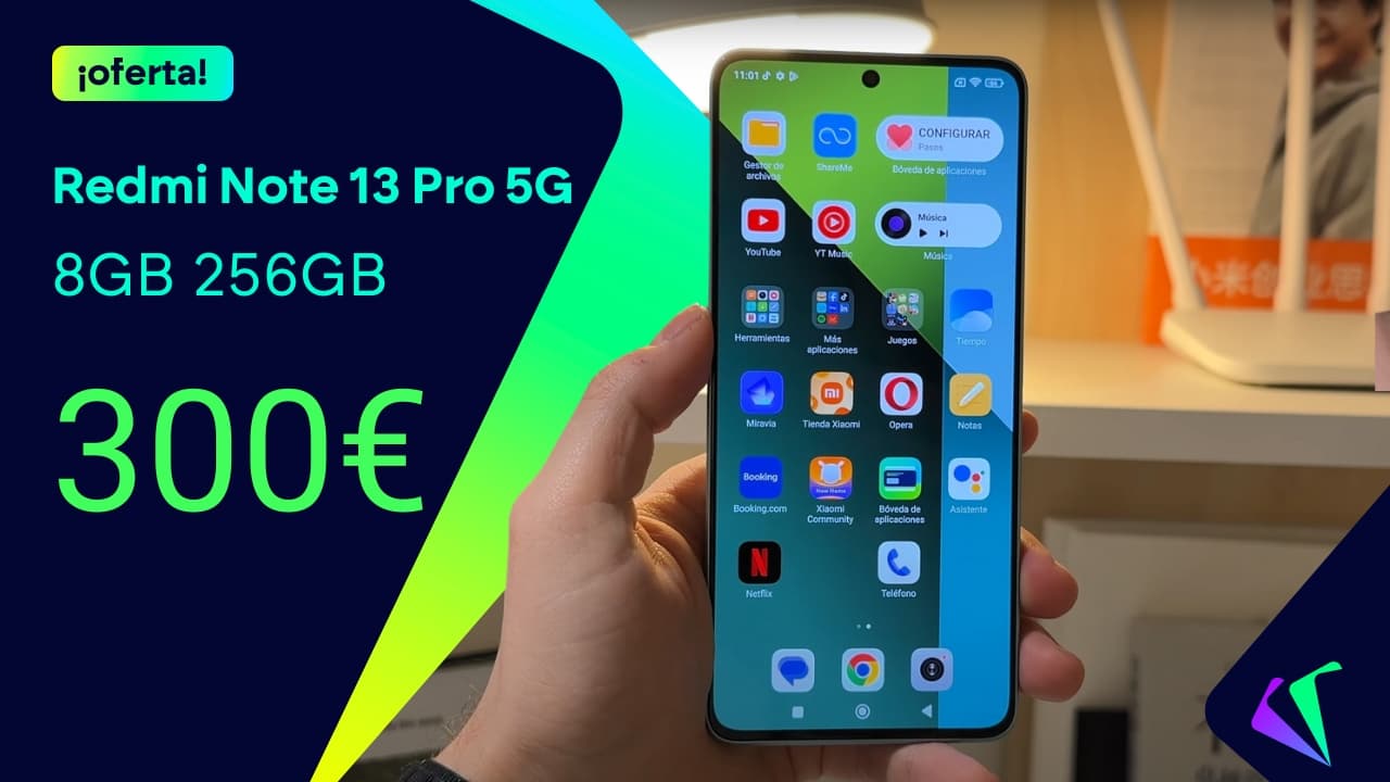 Amazon tira el precio del Xiaomi Redmi Note 13 Pro 5G de 8+256 GB y te lo llevas por 300€