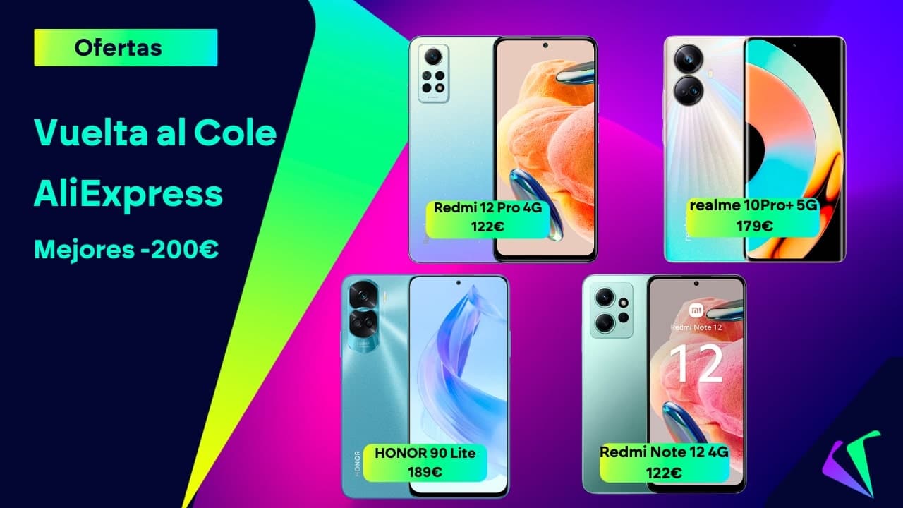 Recopilatorio Vuelta al Cole AliExpress: mejores móviles por menos de 200 euros