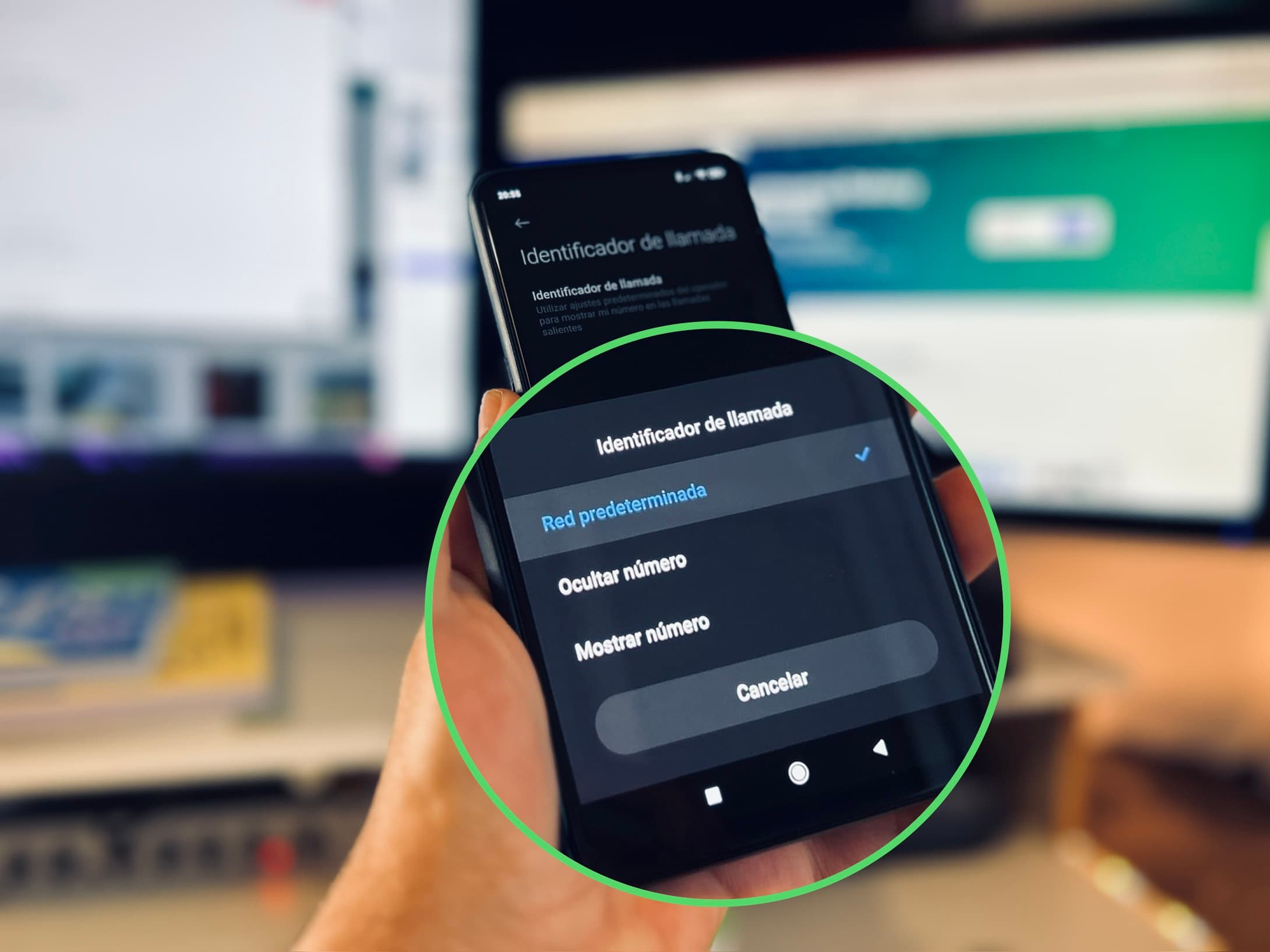 Cómo ocultar el número de teléfono desde Android