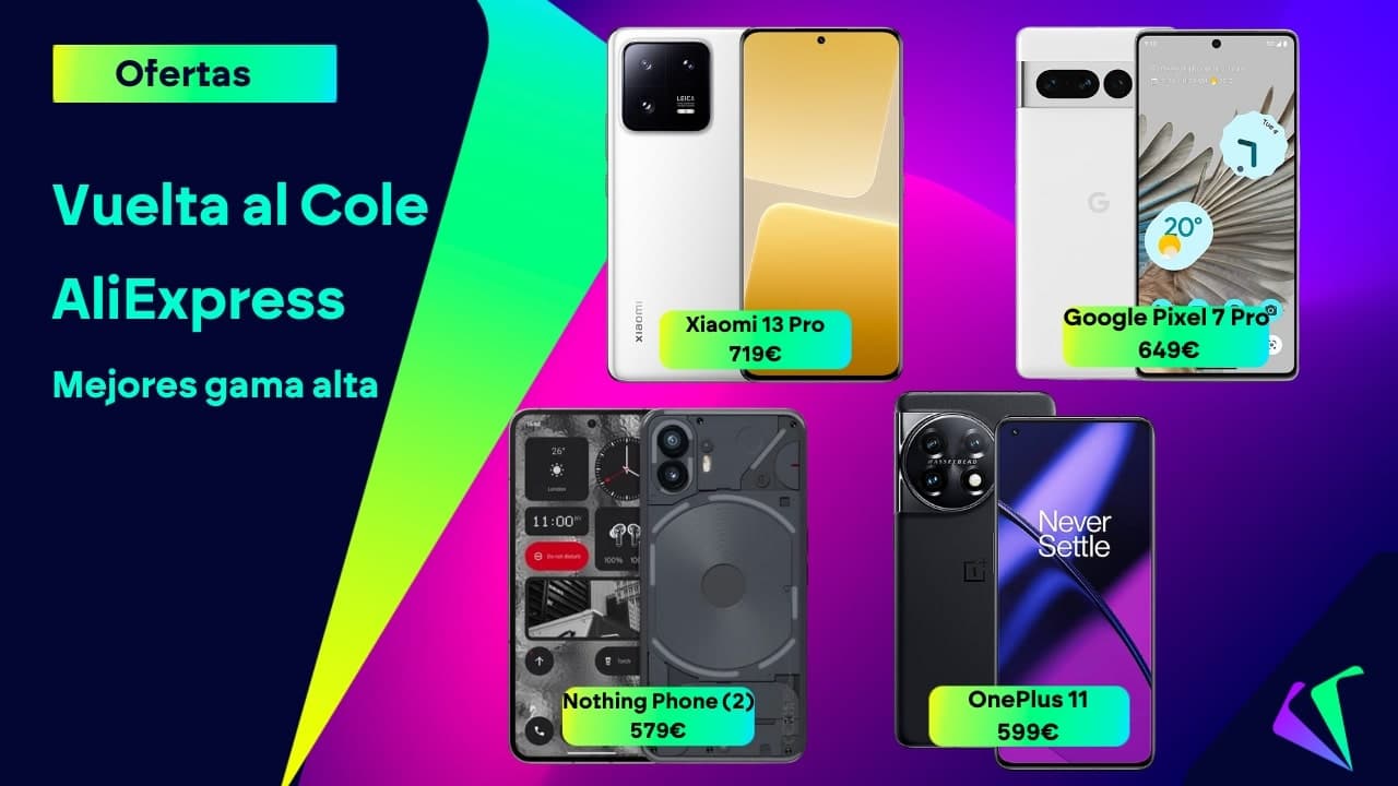 Recopilatorio vuelta al Cole AliExpress: los mejores móviles de la gama alta