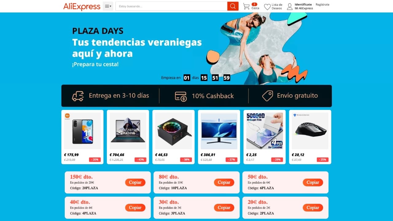 AliExpress Plaza Days