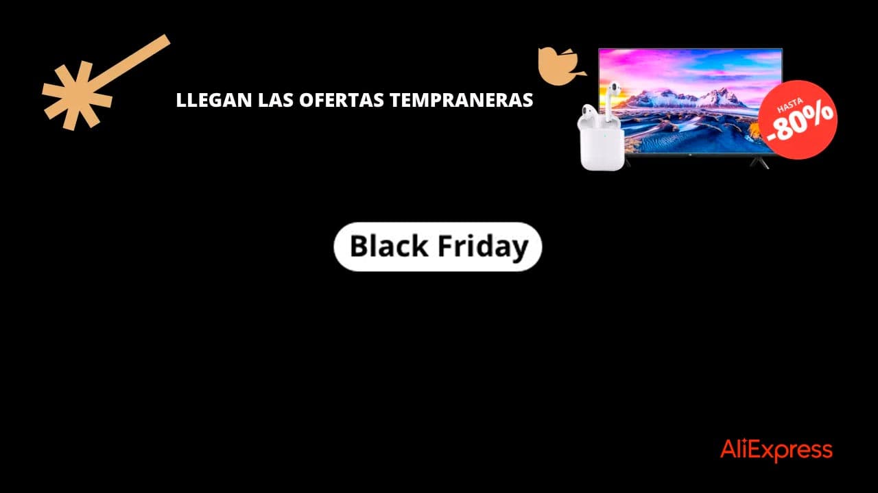 Adelántate al Black Friday de AliExpress con estas ofertas