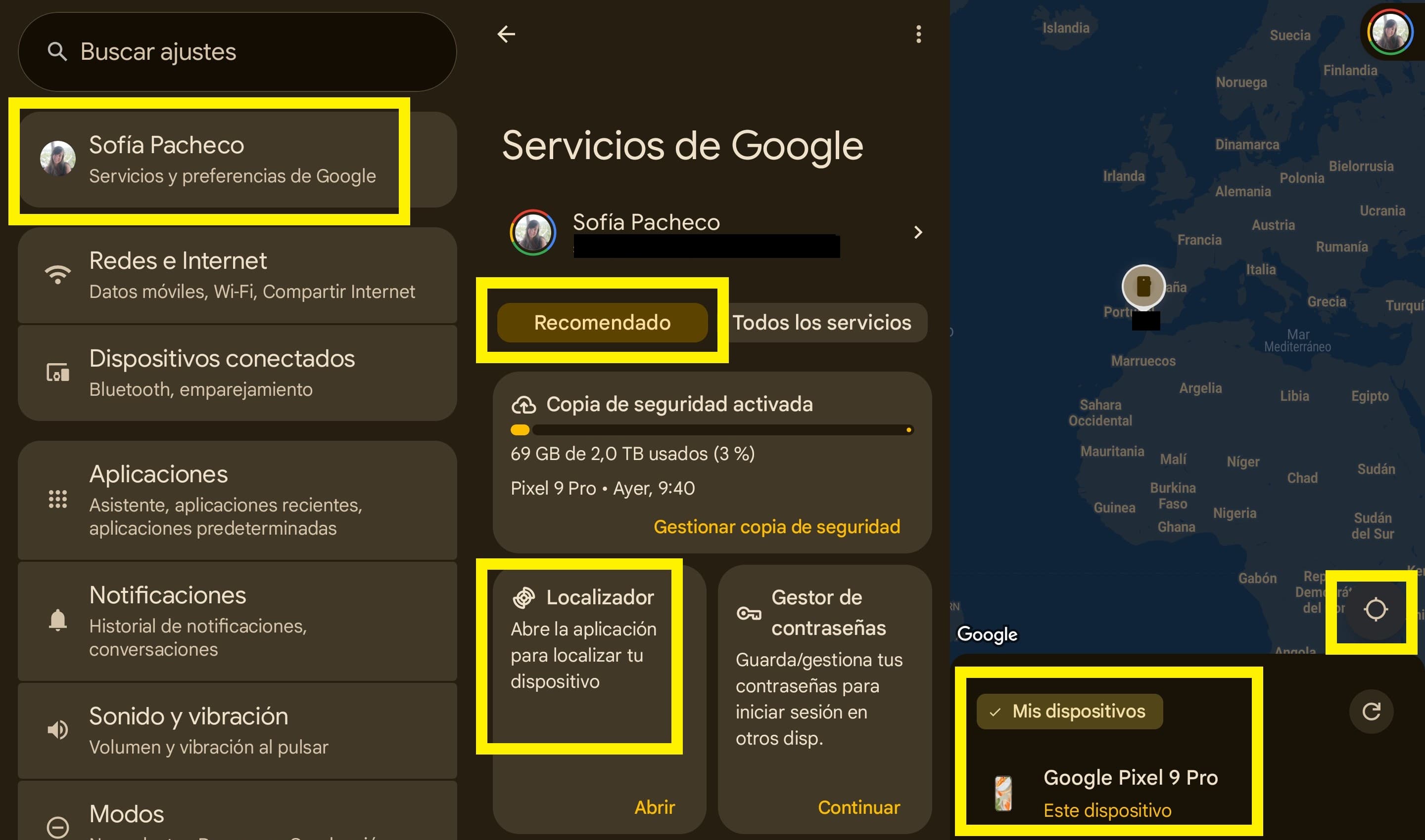 Cómo encontrar mi dispositivo y buscar mi iPhone