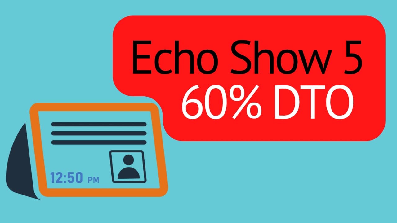 Haz videollamadas con la abuela regalándole este Echo Show 5” al 60% de descuento