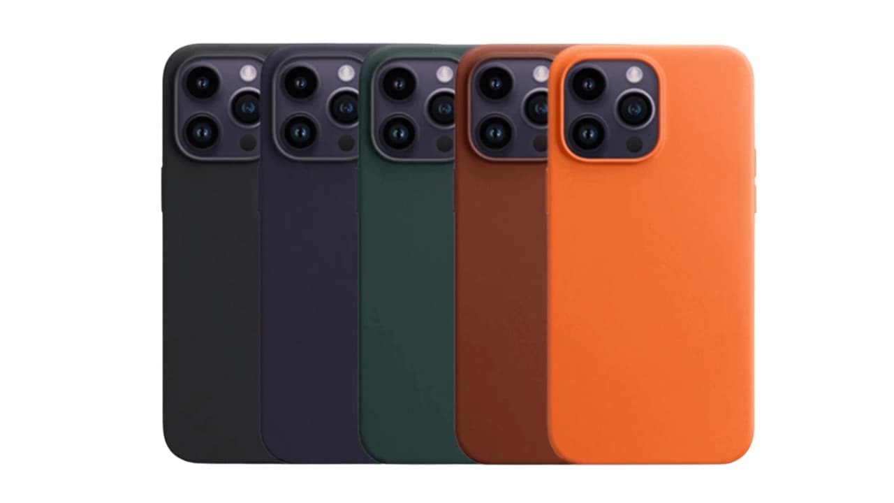 Funda de cuero iPhone 14