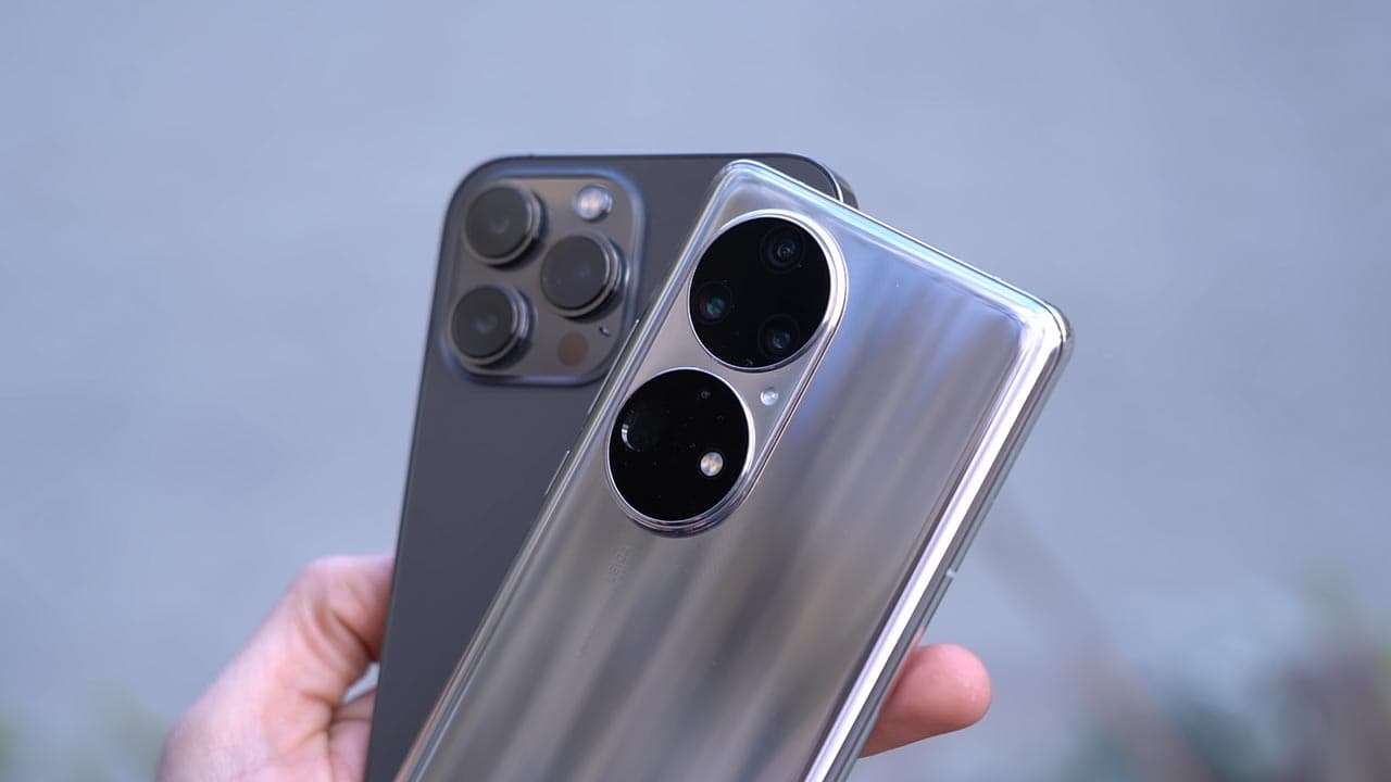 HUAWEI P50 Pro vs iPhone 13 Pro Max