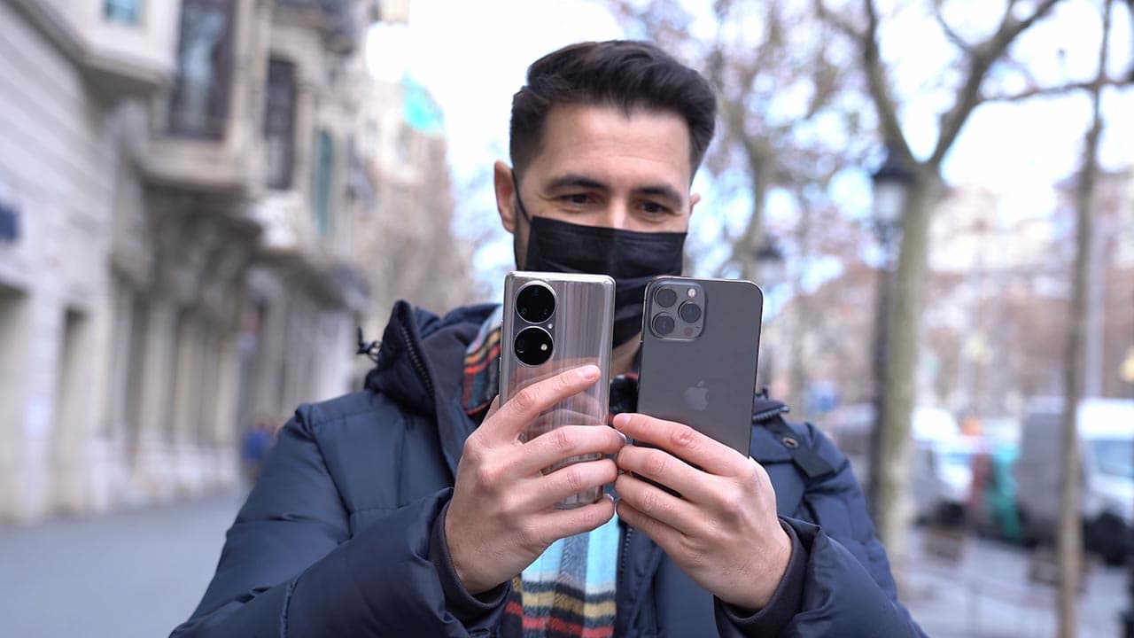 HUAWEI P50 Pro vs iPhone 13 Pro Max