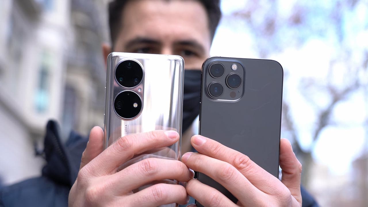 HUAWEI P50 Pro vs iPhone 13 Pro Max