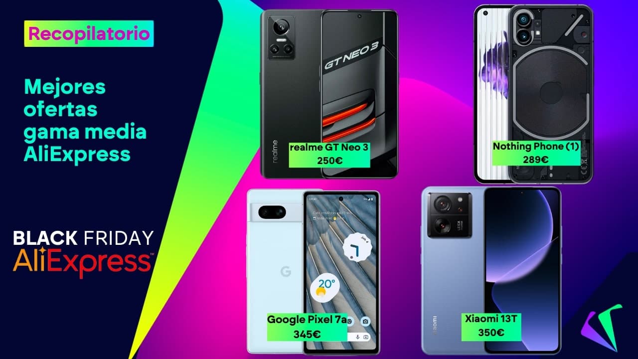 Black Friday AliExpress 2023: los mejores móviles de gama media