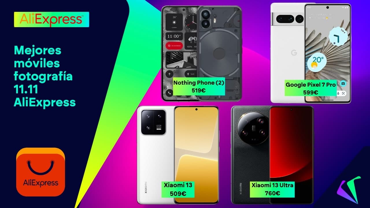 11.11 de AliExpress: los mejores móviles en fotografía al mejor precio