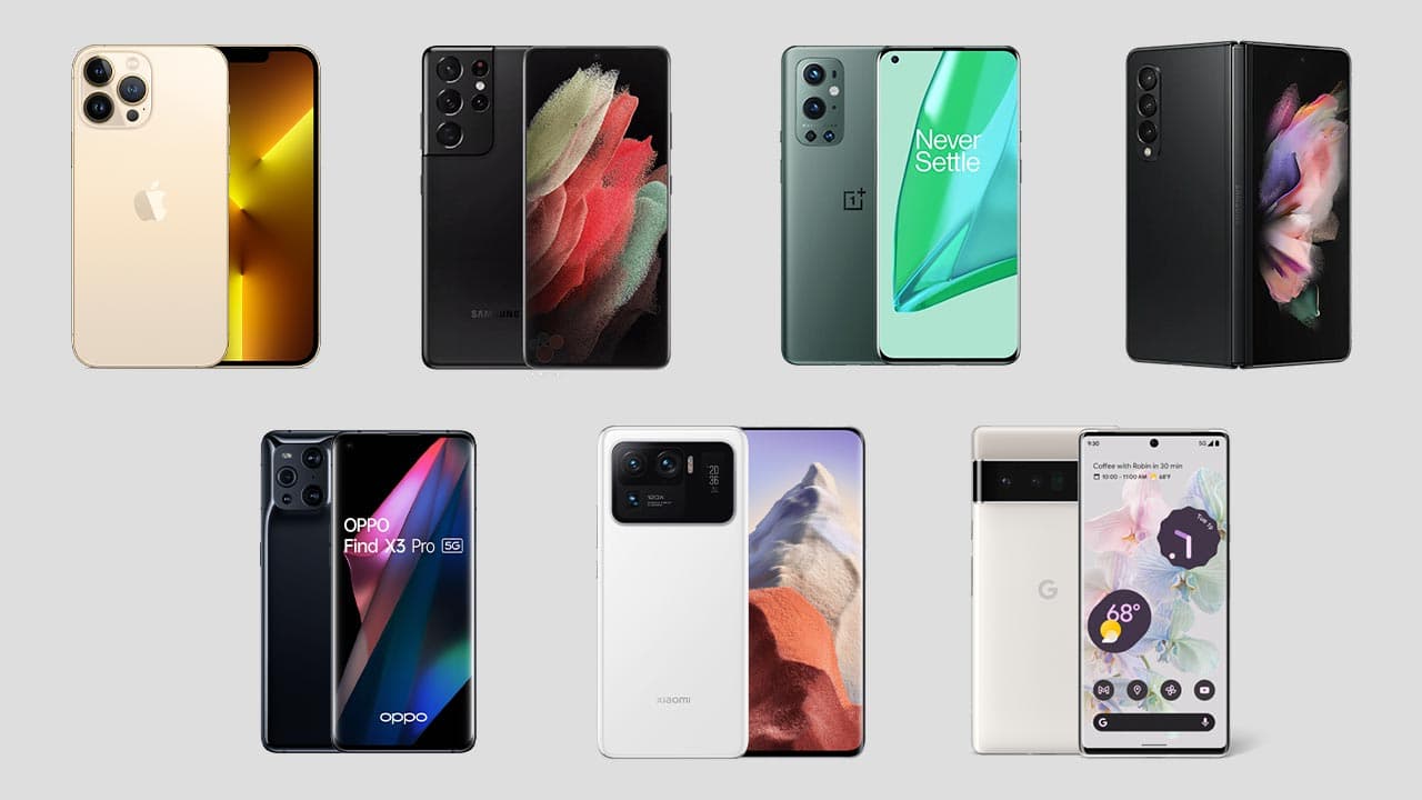 Los smartphones más top de 2021