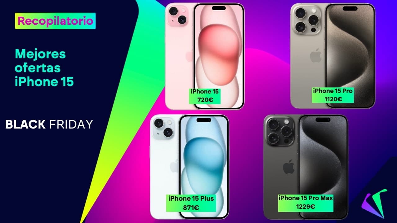 Black Friday 2023: las mejores ofertas en toda la gama del iPhone 15