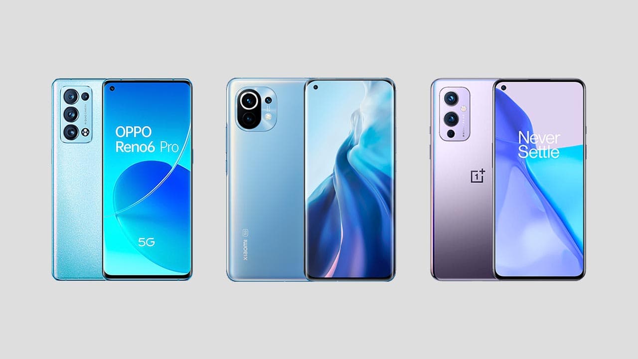 OPPO Reno6 Pro vs Xiaomi Mi 11 vs OnePlus 9, ¿cuál es el mejor gama alta?