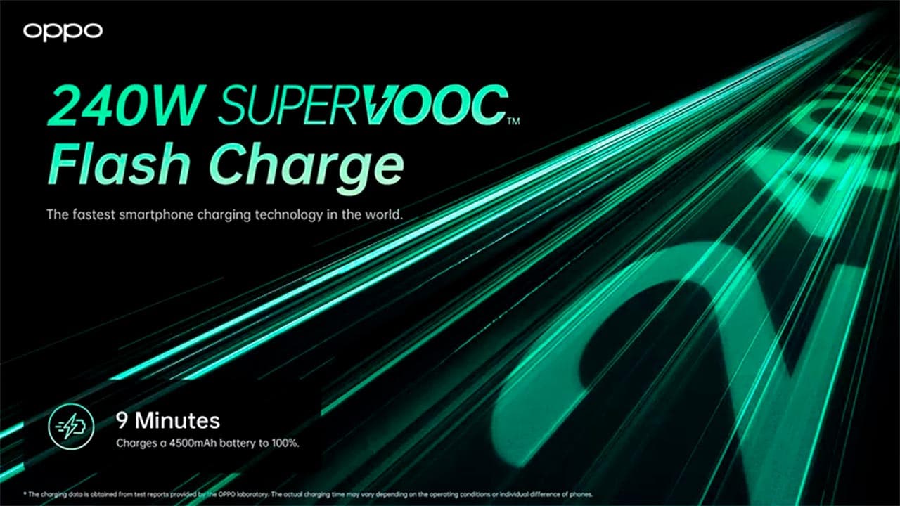 OPPO promete cargar tu smartphone en menos de 10 minutos con el sistema SUPERVOOC